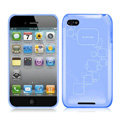 iPEARL Silicone Cases Covers for iPhone 5G - Blue