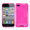 iPEARL Silicone Cases Covers for iPhone 5G - Rose