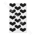 Bling Heart-shaped crystal cases covers for your mobile phone model - Black