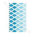 Bling plaid crystal cases covers for your mobile phone model - Blue