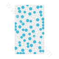 Round dot bling crystal cases covers for your mobile phone model - Blue
