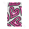 Heart bling crystal cases covers for your mobile phone model - Rose
