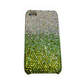 Bling covers Point diamond crystal cases for iPhone 4G - Green