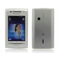 Nillkin matte scrub skin cases covers for Sony Ericsson X8 E15i - White