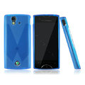 Nillkin matte scrub skin cases covers for Sony Ericsson Xperia ray ST18i - Blue