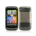 Nillkin high transparency scrub skin cases covers for HTC Desire S G12 S510e - Black