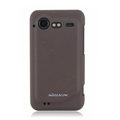 Nillkin scrub hard skin cases covers for HTC Incredible S S710D S710E G11 - Brown