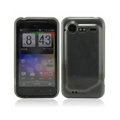 Nillkin transparency scrub skin cases covers for HTC Incredible S S710D S710E G11 - Black