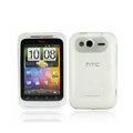 Nillkin high transparency scrub skin cases covers for HTC Wildfire S A510e G13 - White