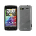 Nillkin high transparency silicone cases covers for HTC Sensation G14 Z710e - White