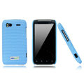 Nillkin new pishi leather Holster cases covers for HTC Sensation G14 Z710e - Blue