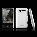Nillkin scrub hard skin cases covers for HTC Wildfire A315C - White