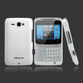 Nillkin scrub hard skin cases covers for HTC Chacha A810e G16 - White