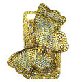 Bling S-warovski Butterfly crystal diamond cases covers for iPhone 4G - Yellow