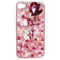 Bling S-warovski crystals diamond cases covers for iPhone 4G - Pink