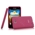 Imak silicone cases covers for Samsung Galaxy Note i9220 N7000 i717 - Rose (Screen protection film)