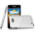 Imak ultra-thin hard skin cases covers for Samsung Galaxy Note i9220 N7000 i717 - Silver (Screen protection film)