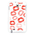 Lips silicone cases covers for Samsung Galaxy Note i9220 N7000 - Red