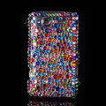 Bling Point crystals diamond cases covers for HTC Salsa G15 C510e - Red