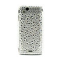 Point bling crystals cases covers for Sony Ericsson Xperia Arc LT15I X12 LT18i - White