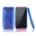 Nillkin Super Scrub Rainbow Cases Skin Covers for K-touch W700 - Blue