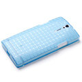 ROCK TPU soft cases skin covers for Sony Ericsson LT26i Xperia S - Blue