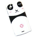 Cartoon Panda Hard Cases Covers for Sony Ericsson Xperia Arc LT15I X12 LT18i - Pink