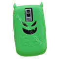 Devil TPU Soft Skin Silicone Cases Covers for Blackberry Bold 9000 - Green