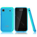 Boostar TPU soft skin cases covers for Samsung i9000 Galaxy S i9001 - Blue