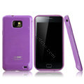 Boostar TPU soft skin cases covers for Samsung i9100 i9108 i9188 Galasy S2 - Purple