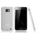 Boostar TPU soft skin cases covers for Samsung i9100 i9108 i9188 Galasy S2 - White
