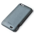 ROCK Quicksand hard skin cases covers for HTC ONE V Primo T320e - Gray