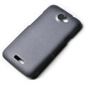 ROCK Quicksand hard skin cases covers for HTC One X Superme Edge S720E - Gray