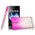 IMAK Colorful raindrop cases covers for Sony Ericsson LT26i Xperia S - Gradient Red