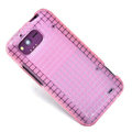 ROCK Magic cube TPU soft Cases Covers for HTC Rhyme S510b G20 - Pink