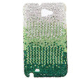 Bling S-warovski Crystals Cases Covers For Samsung Galaxy Note i9220 N7000 - Gradient Green
