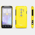 ROCK Colorful Glossy Cases Skin Covers for HTC EVO 3D G17 X515m - Yellow