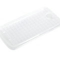 ROCK Magic cube TPU soft Cases Covers for HTC One S Ville Z520E - White