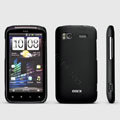 ROCK Naked Shell Hard Cases Covers for HTC Sensation 4G Z710e Z715e G14 G18 - Black