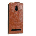 Crocodile pattern Leather Cases Holster Cover For Sony Ericsson LT22i Xperia P - Brown