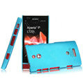 IMAK Ultrathin Matte Color Covers Hard Cases for Sony Ericsson LT22i Xperia P - Blue