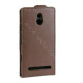 Leather Cases Support Holster Cover For Sony Ericsson LT22i Xperia P - Brown