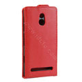 Leather Cases Support Holster Cover For Sony Ericsson LT22i Xperia P - Red