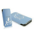 Mofi Fresh Style leather Cases Holster Cover for HTC T328W Desire V - Blue