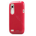 Tourmate Glossy Soft Cases Skin Covers for HTC T328W Desire V - Red