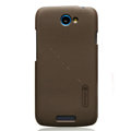 Nillkin Matte Hard Cases Skin Covers for HTC One S Ville Z520E - Brown