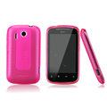 Nillkin Super Matte Rainbow Cases Skin Covers for HTC Explorer Pico A310e - Pink