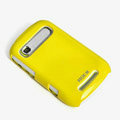 ROCK Colorful Glossy Cases Skin Covers for Motorola XT319 - Yellow