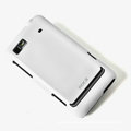 ROCK Colorful Glossy Cases Skin Covers for Motorola XT615 - White