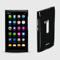 ROCK Colorful Glossy Cases Skin Covers for Nokia N9 - Black